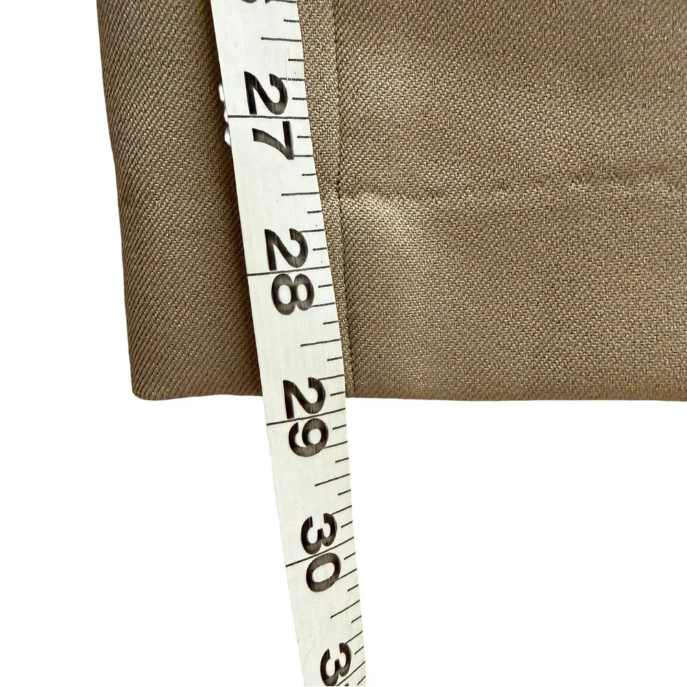 Botany 500 Men’s Dress Pants Slacks Size 36 M Tan Flat Front 4 Pocket Poly